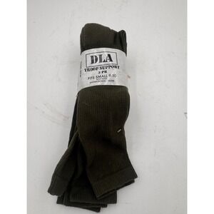 US Military Troop Support DLA Antimicrobial Silver socks 3 Pair- Men's Size 9-10